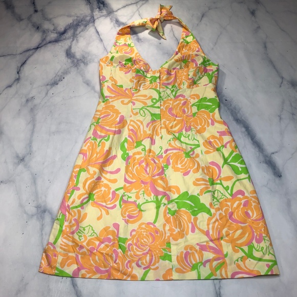 Lilly Pulitzer What A Wonderful World Halter Dress - Picture 3 of 8